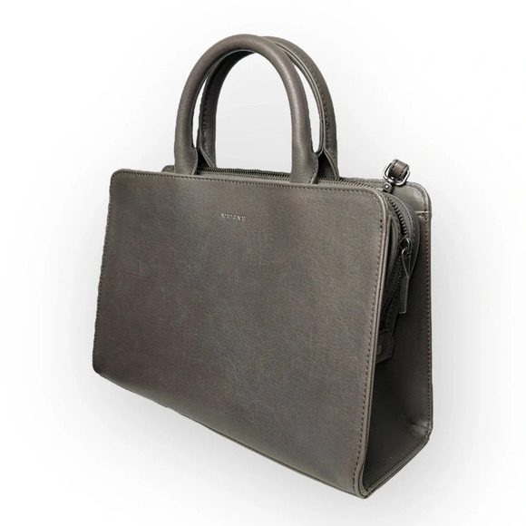 Matt & Nat  Grey Von Crossbody Satchel - Picture 1 of 9